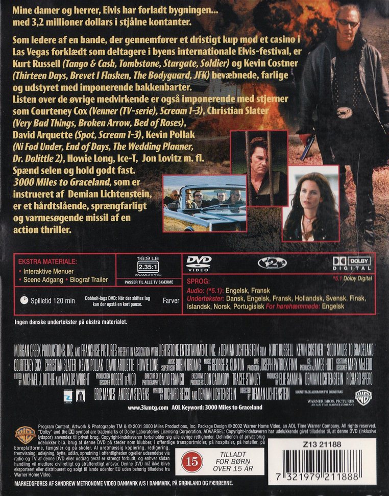 3000 Miles to Graceland (DVD)