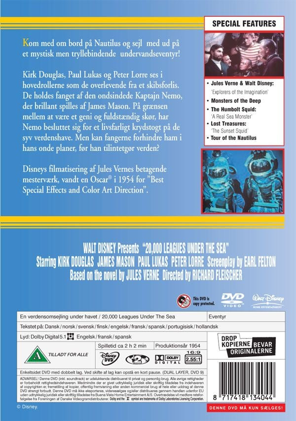 En verdensomsejling under havet (DVD)