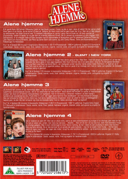 Alene Hjemme DVD Fun Pack (DVD)