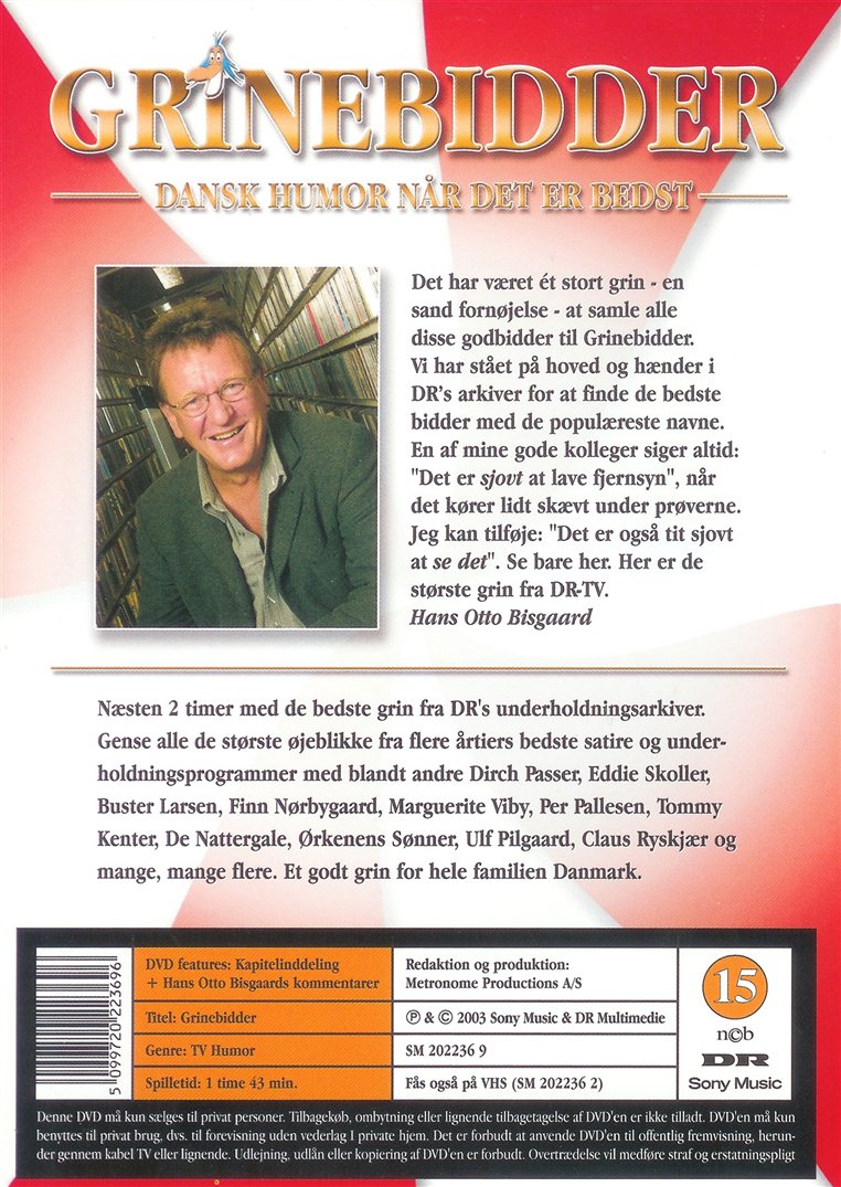 Grinebidder - Dansk Humor Når Det Er Bedst (DVD)