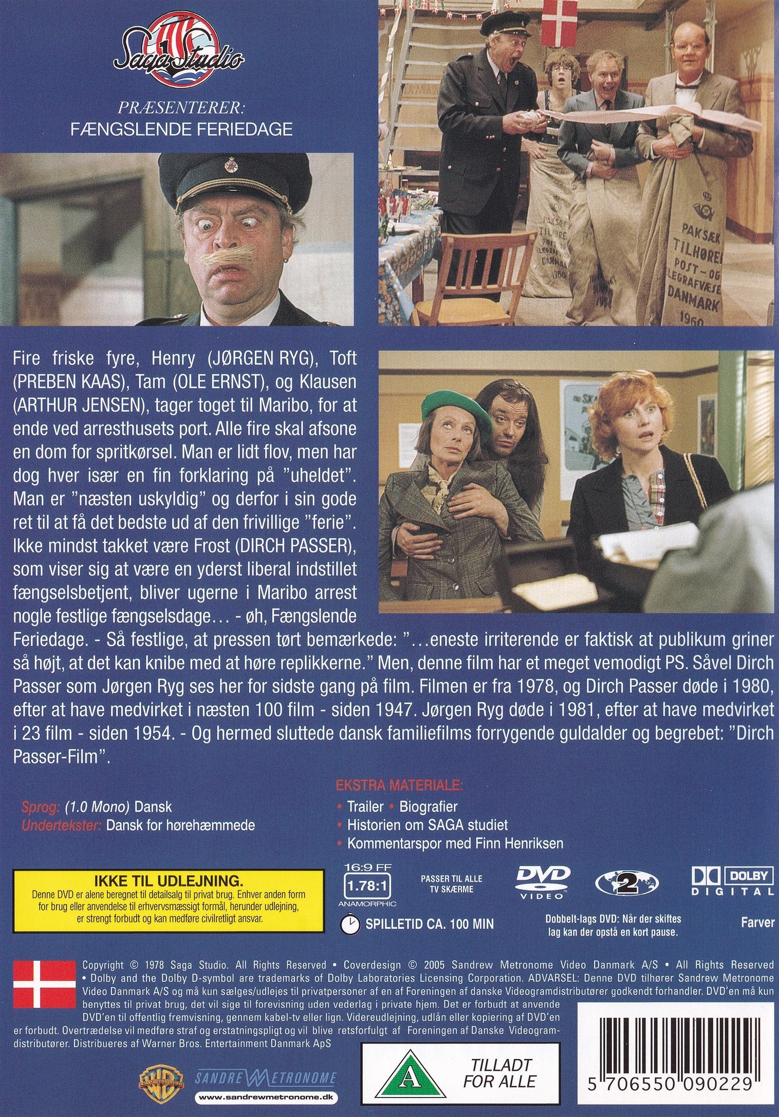 Fængslende Feriedage (DVD)