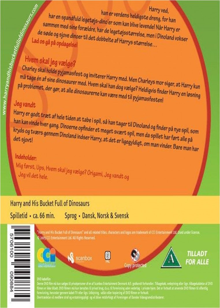 Harry og En Spand Fyldt med Dinosaurer 5 (DVD)