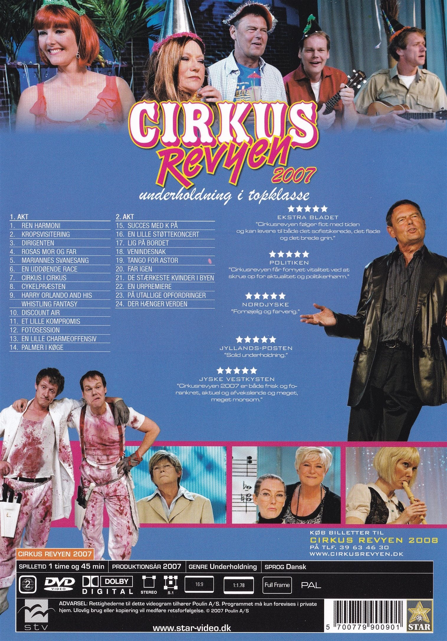 Cirkusrevyen 2007 (DVD)