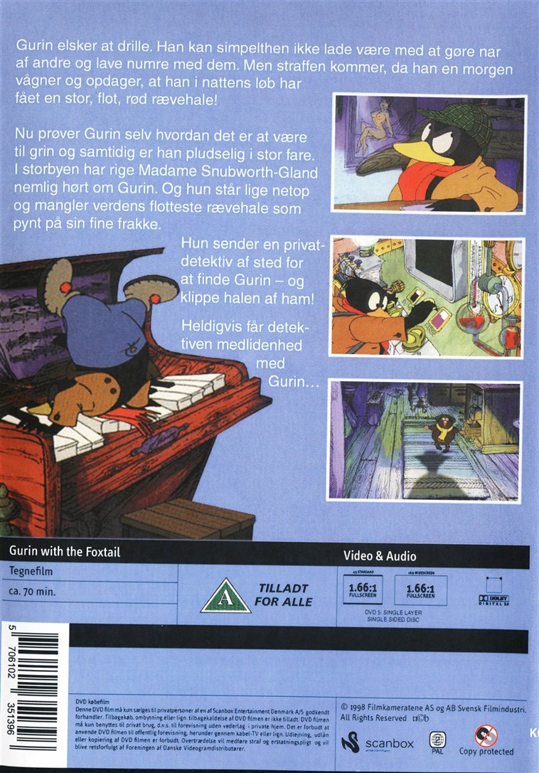 Gurin med rævehalen (DVD)