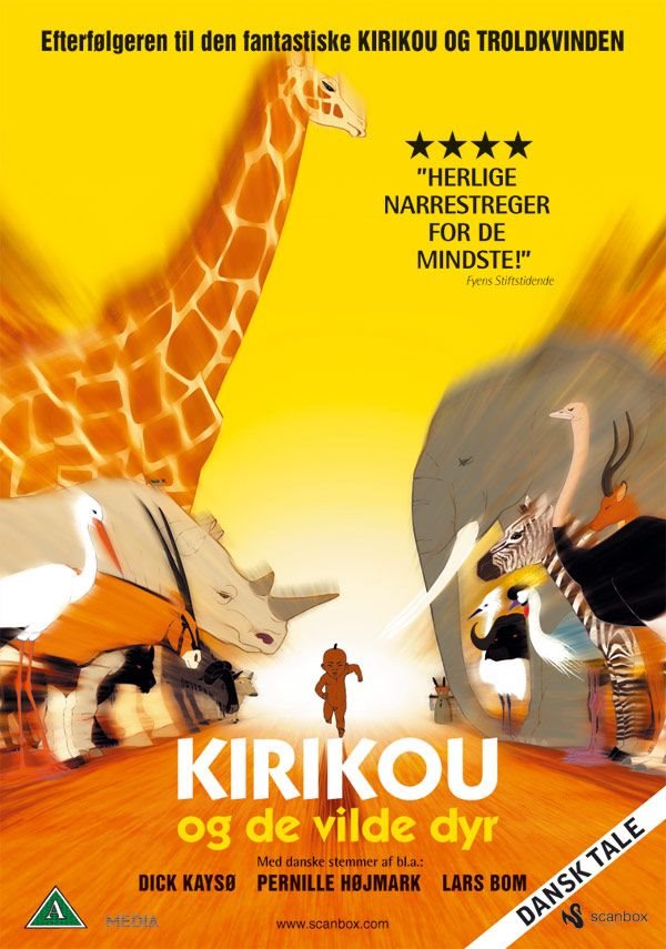 Kirikou og de vilde dyr (DVD)
