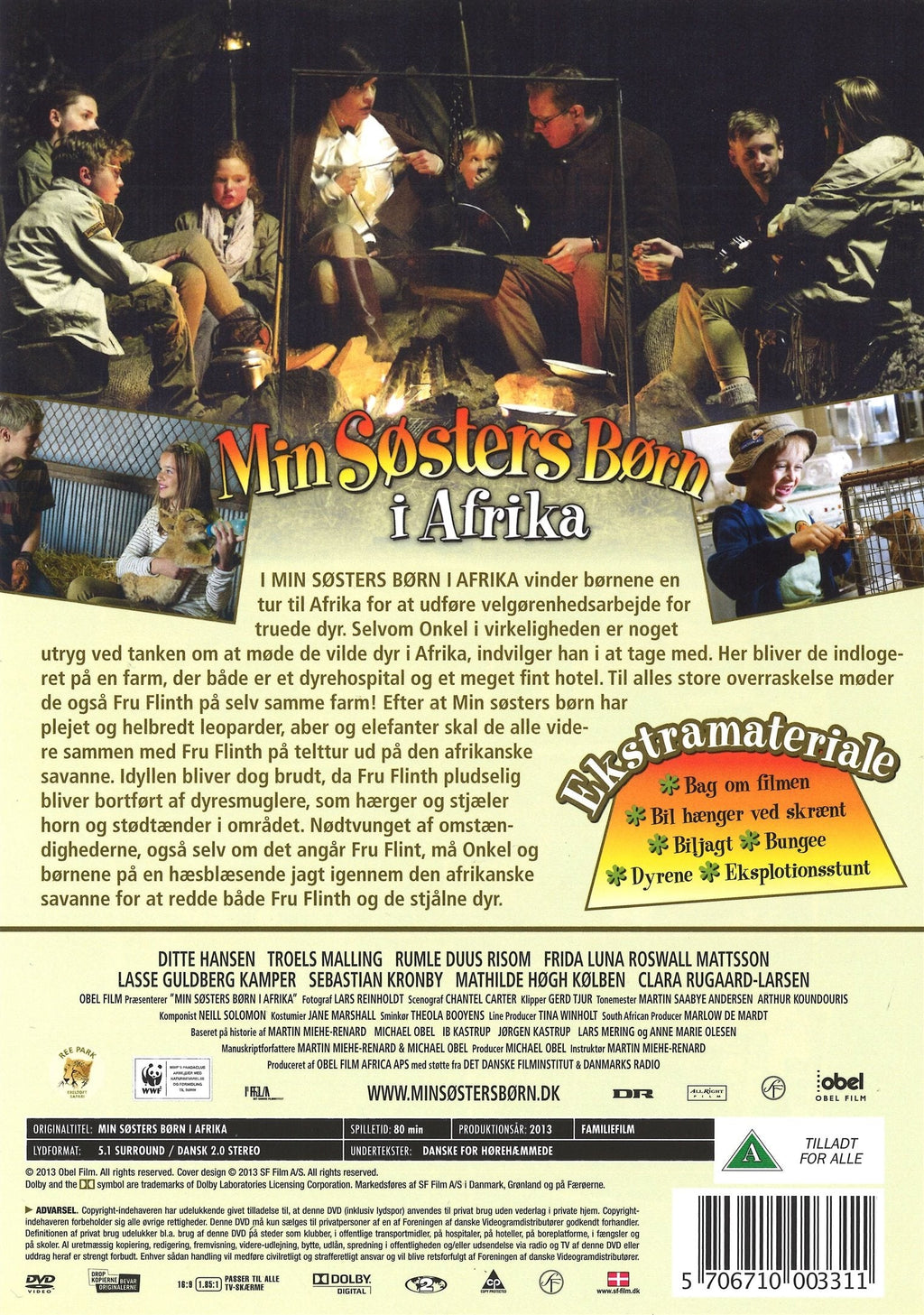 Min Søsters Børn I Afrika (DVD)