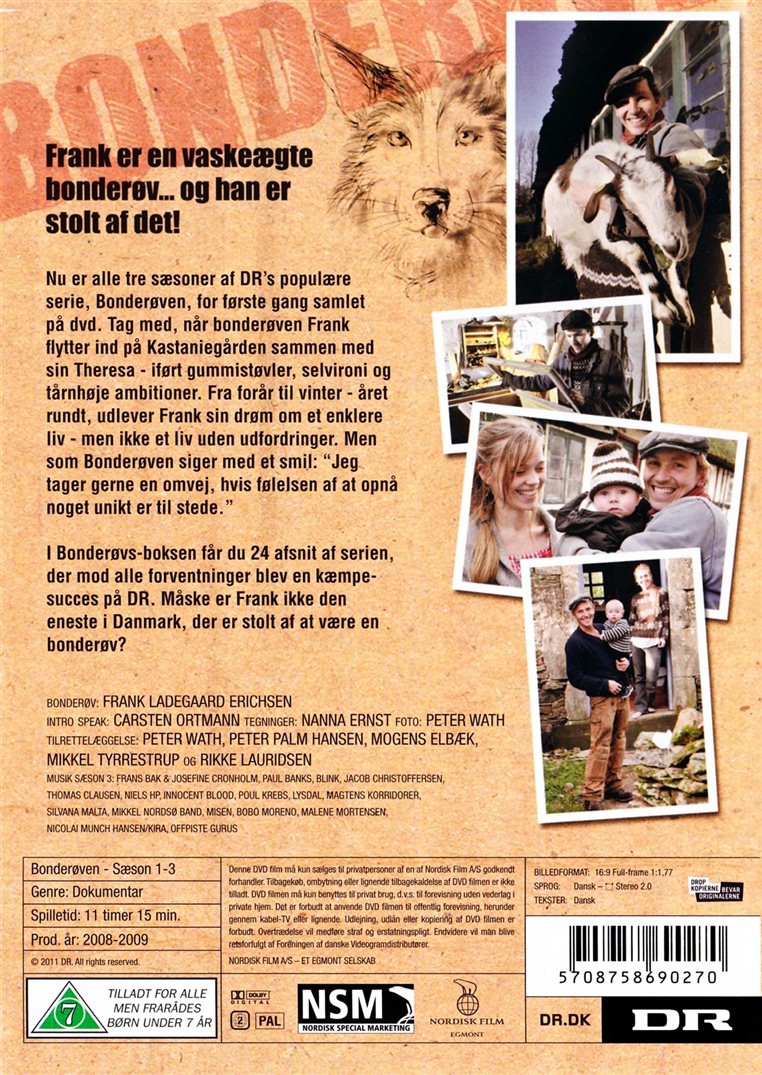 Bonderøven: Sæson 1-3 (DVD)