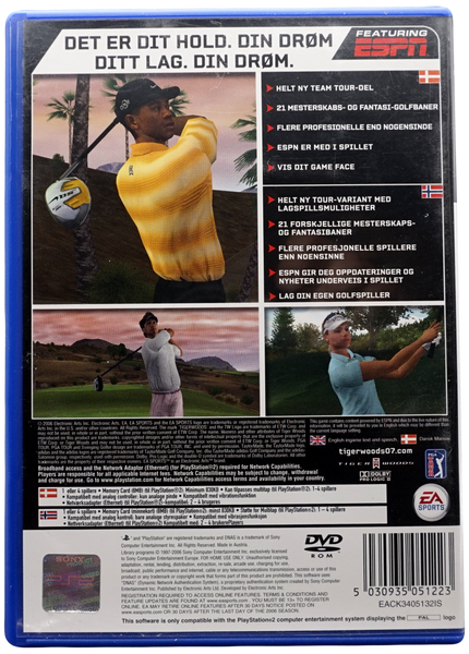 Tiger Woods PGA Tour 07 (PS2)