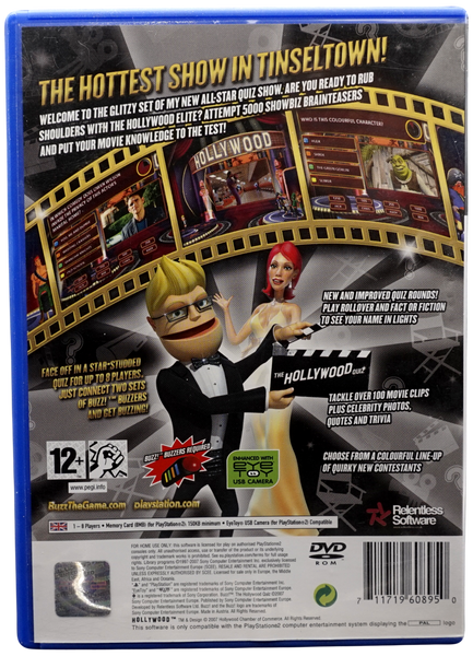 Buzz! : The Hollywood Quiz (Engelsk) (PS2)