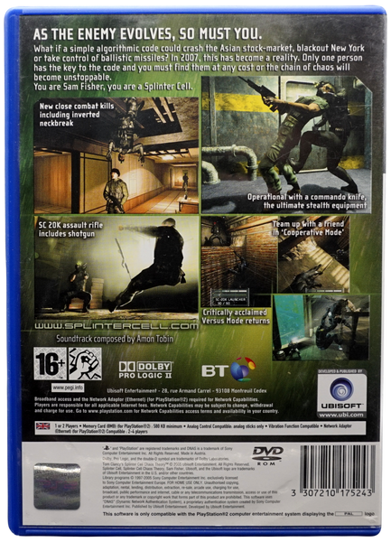 Tom Clancy’s Splinter Cell : Chaos Theory (PS2)