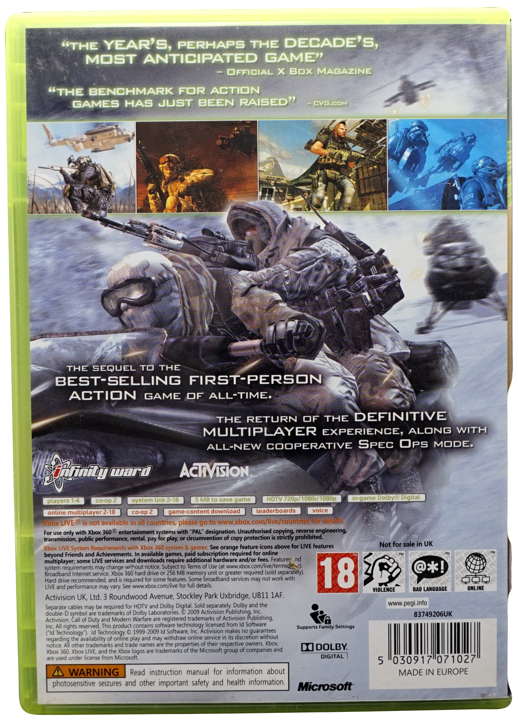 Call of Duty : Modern Warfare 2 (Xbox 360)