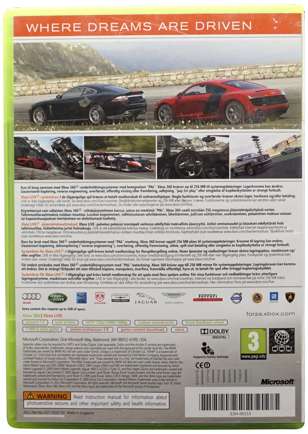 Forza Motorsport 3 (Xbox 360)