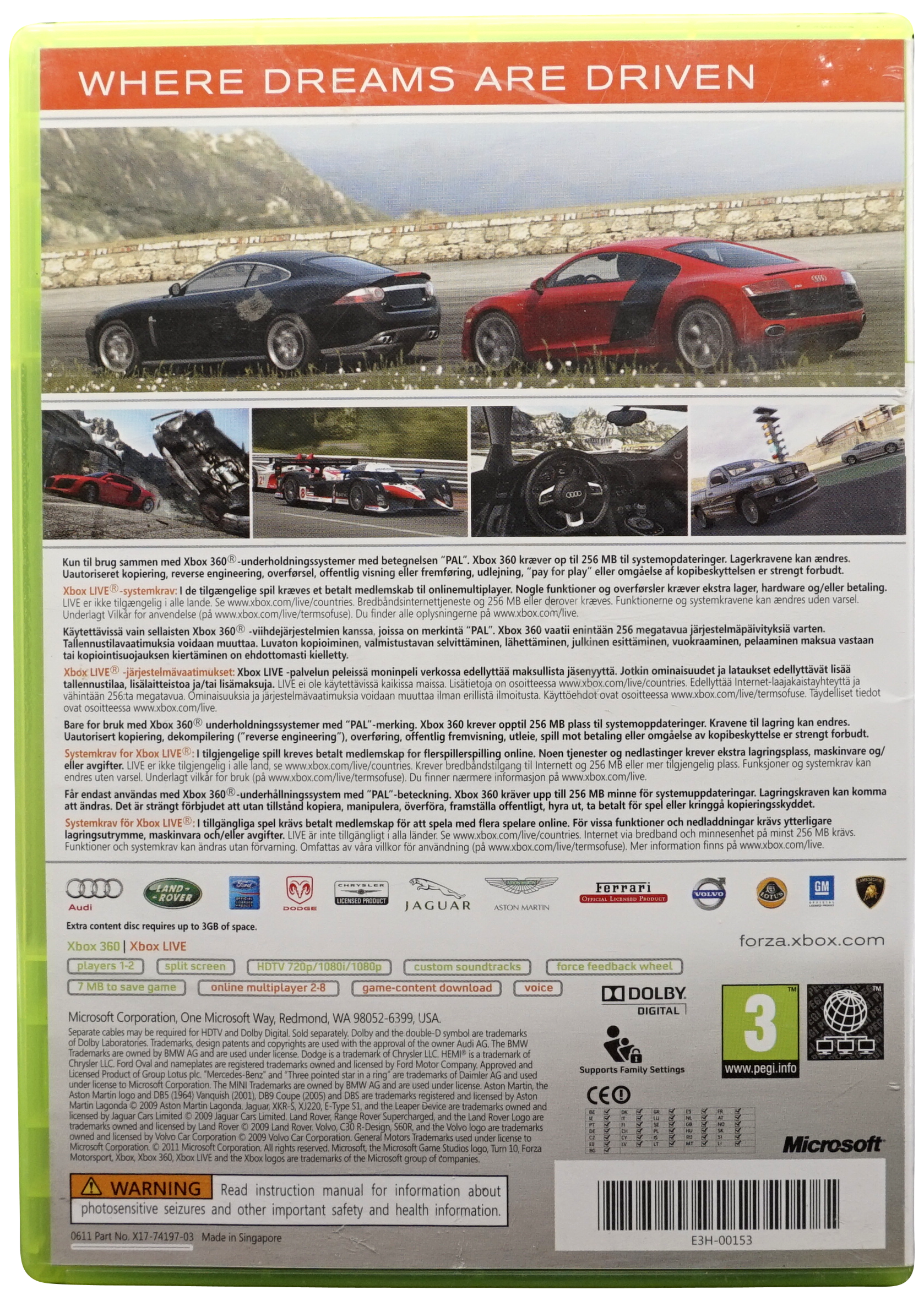 Forza Motorsport 3 (Xbox 360)