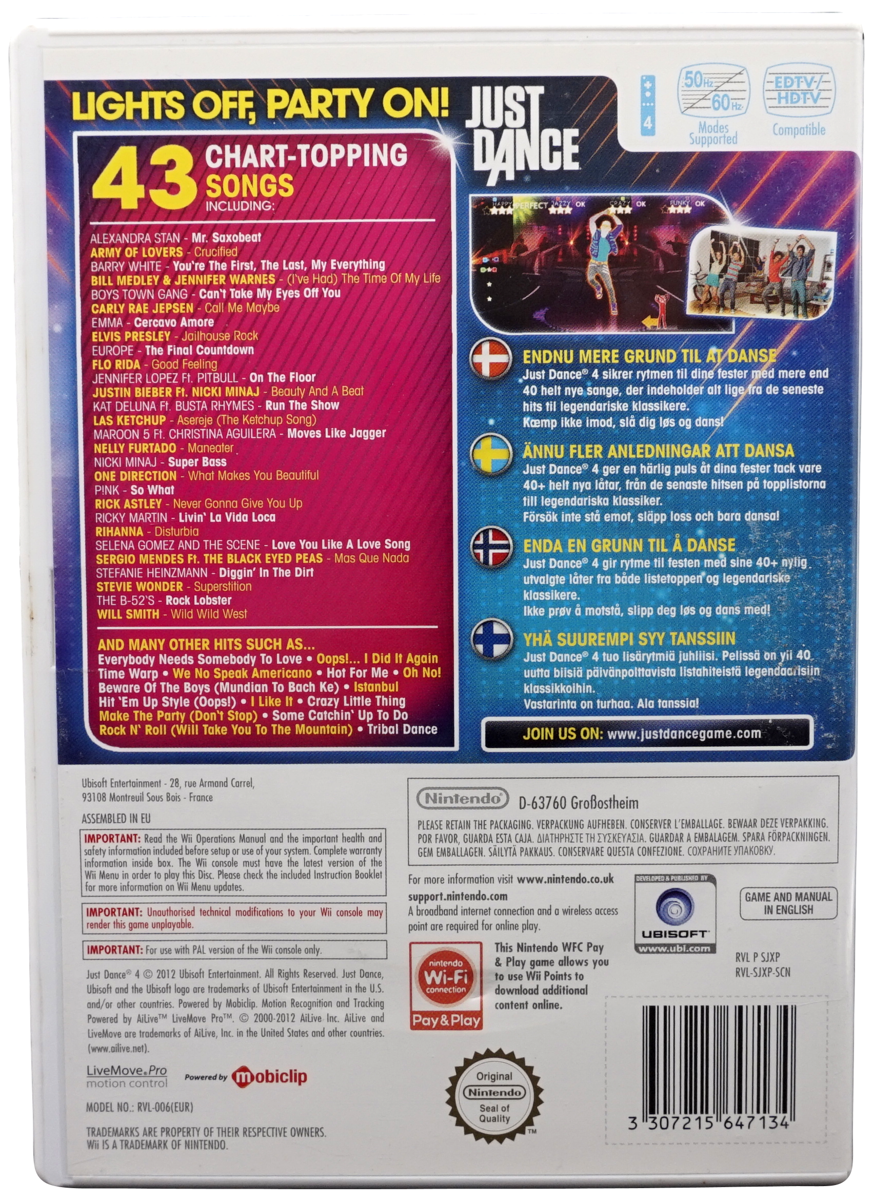 Just Dance 4 (Wii)