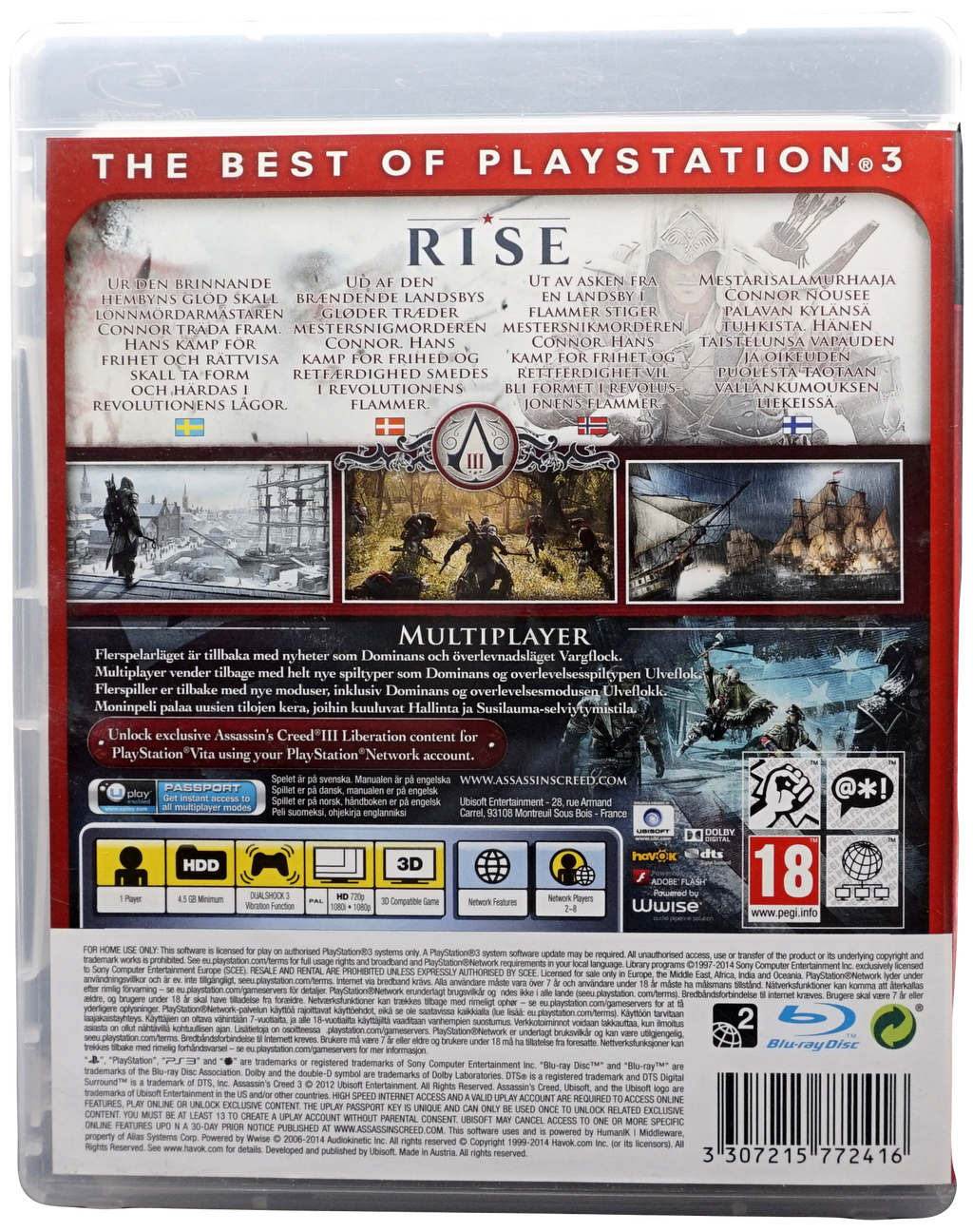 Assassin's Creed III (Essentials) (PS3)