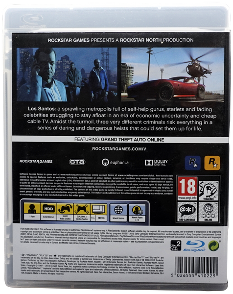 Grand Theft Auto V (PS3)