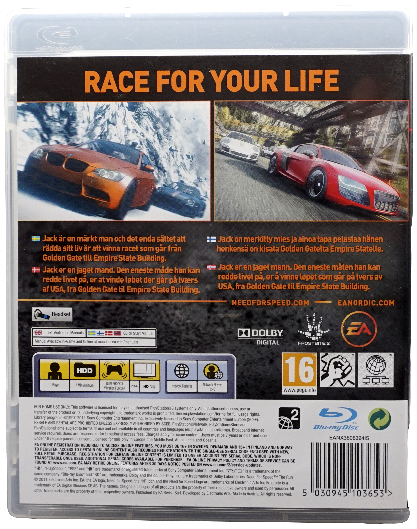 Need for Speed : The Run (PS3)