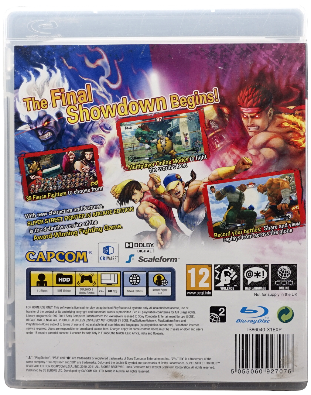 Super Street Fighter IV : Arcade Edition (PS3)