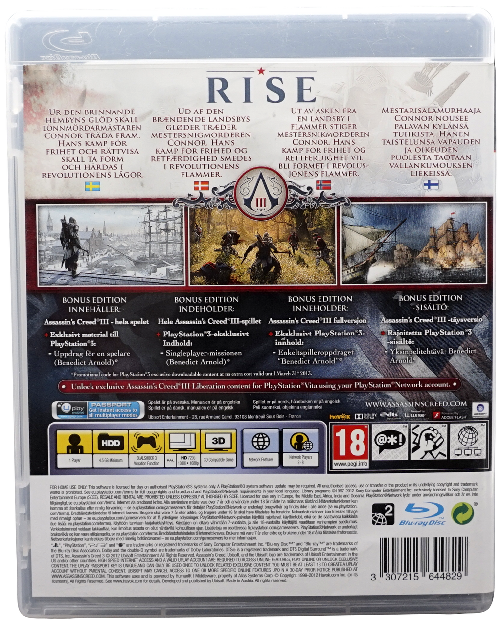 Assassin’s Creed III (PS3)