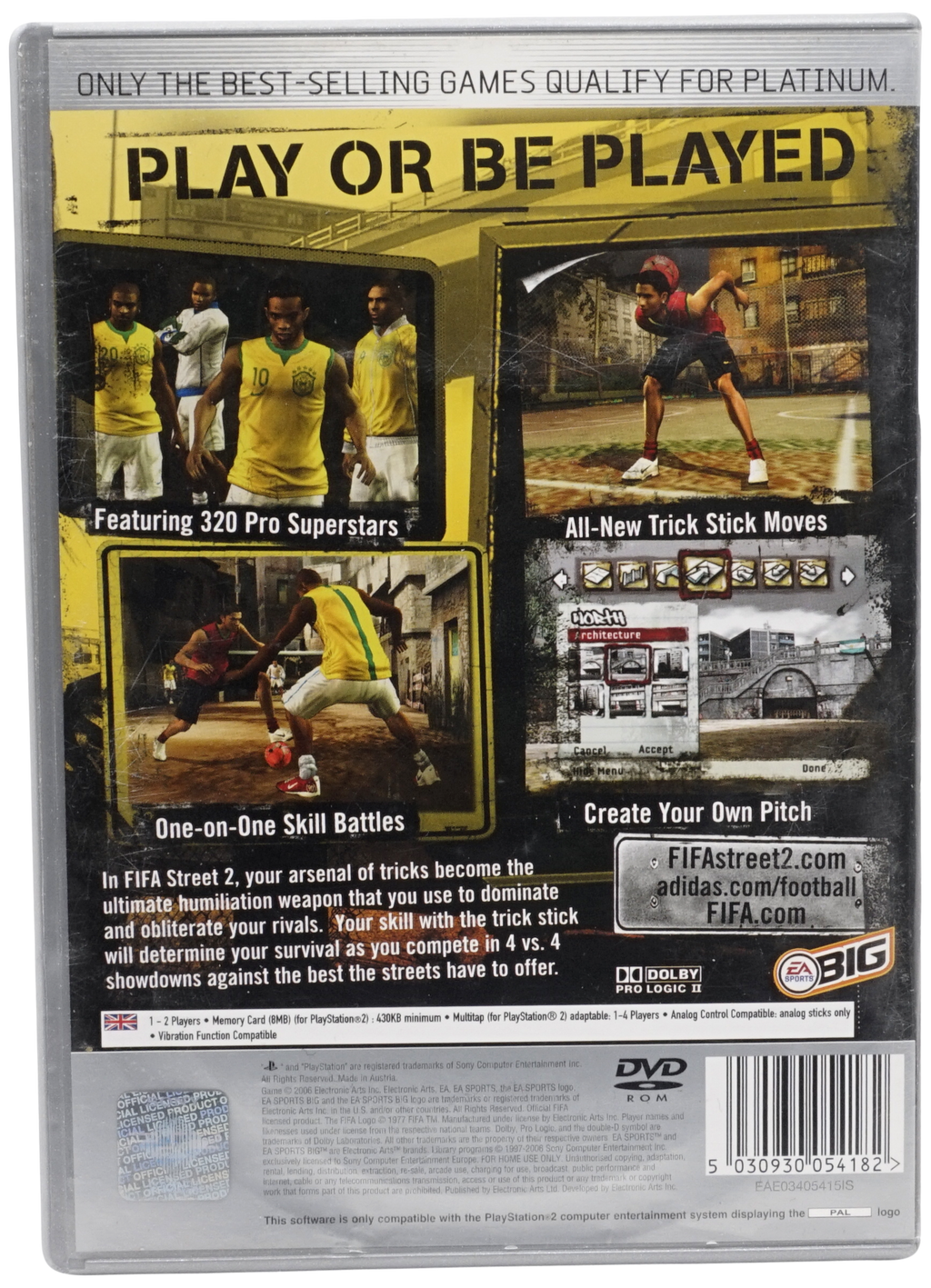 FIFA Street 2 (Platinum) (PS2)