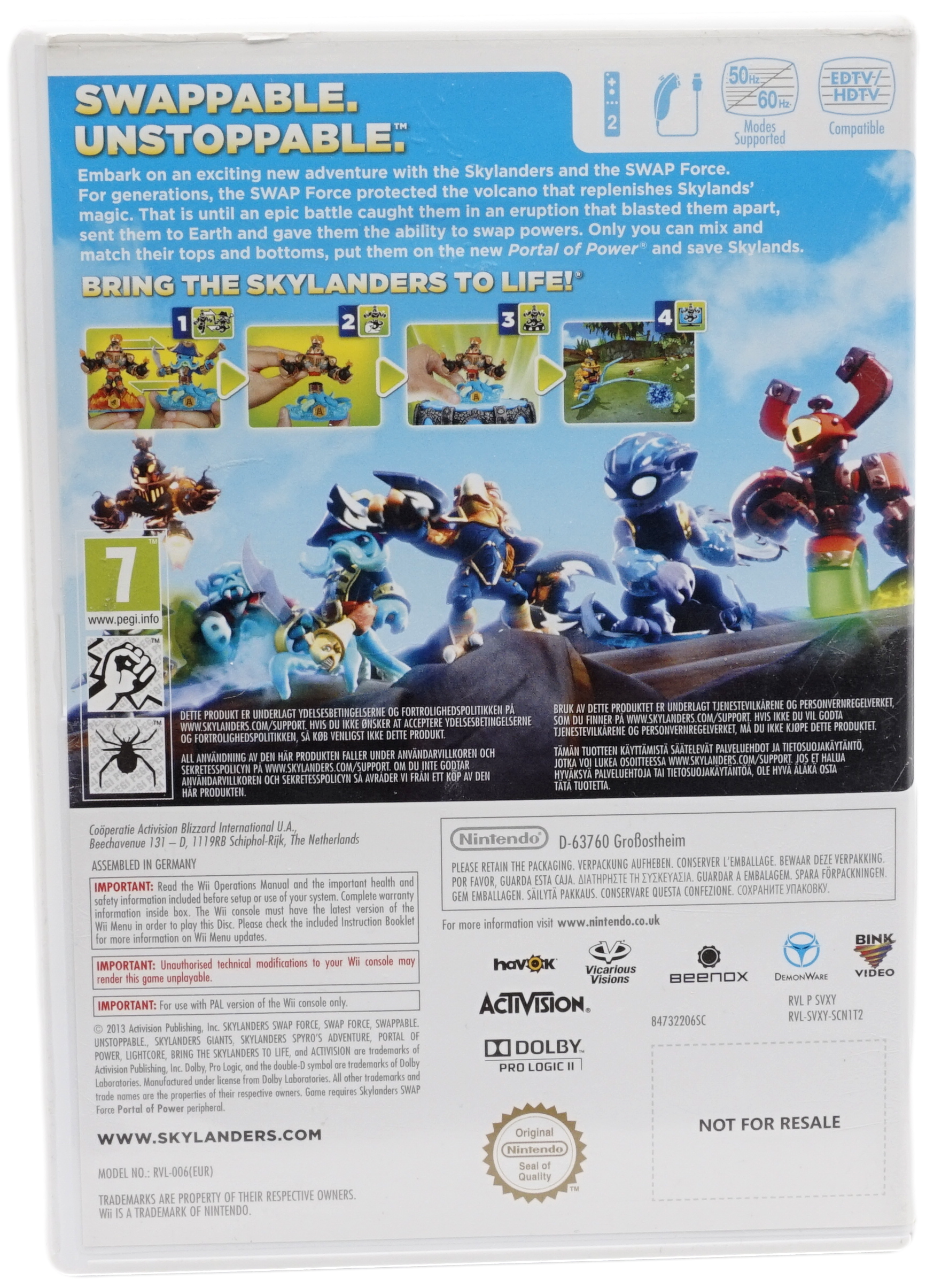 Skylanders : Swap Force (Wii)
