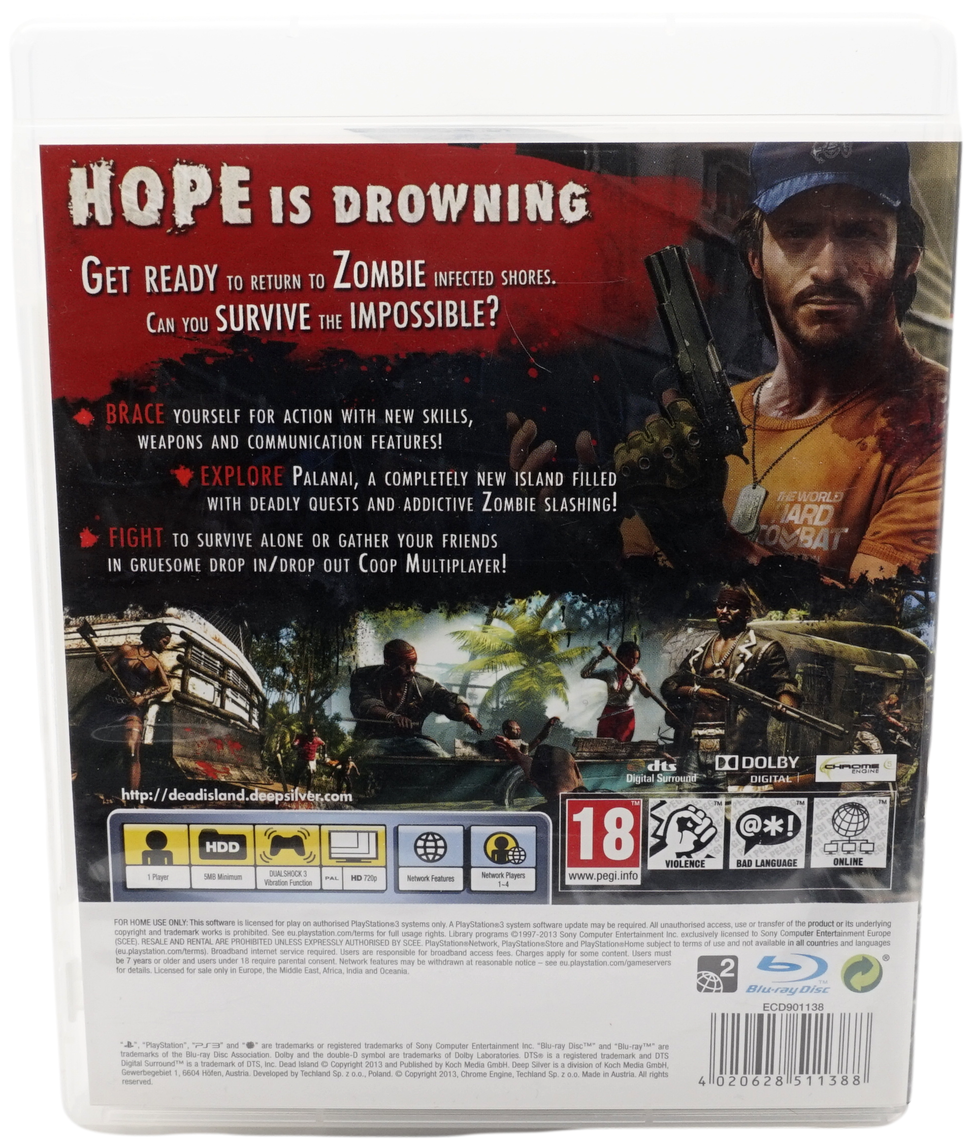 Dead Island : Riptide (PS3)