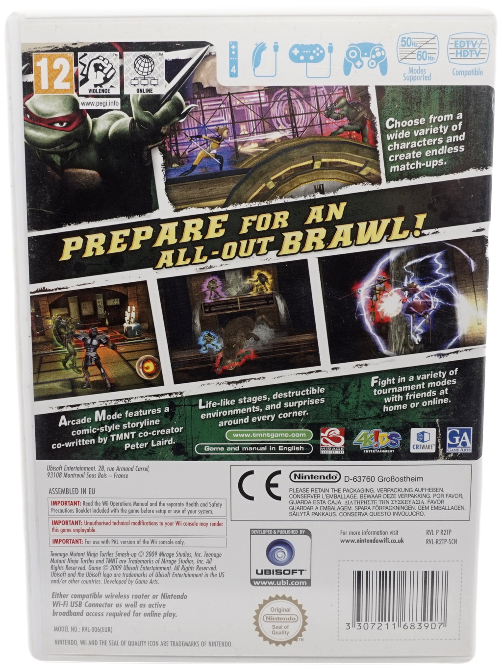 Teenage Mutant Ninja Turtles : Smash-Up (Wii)