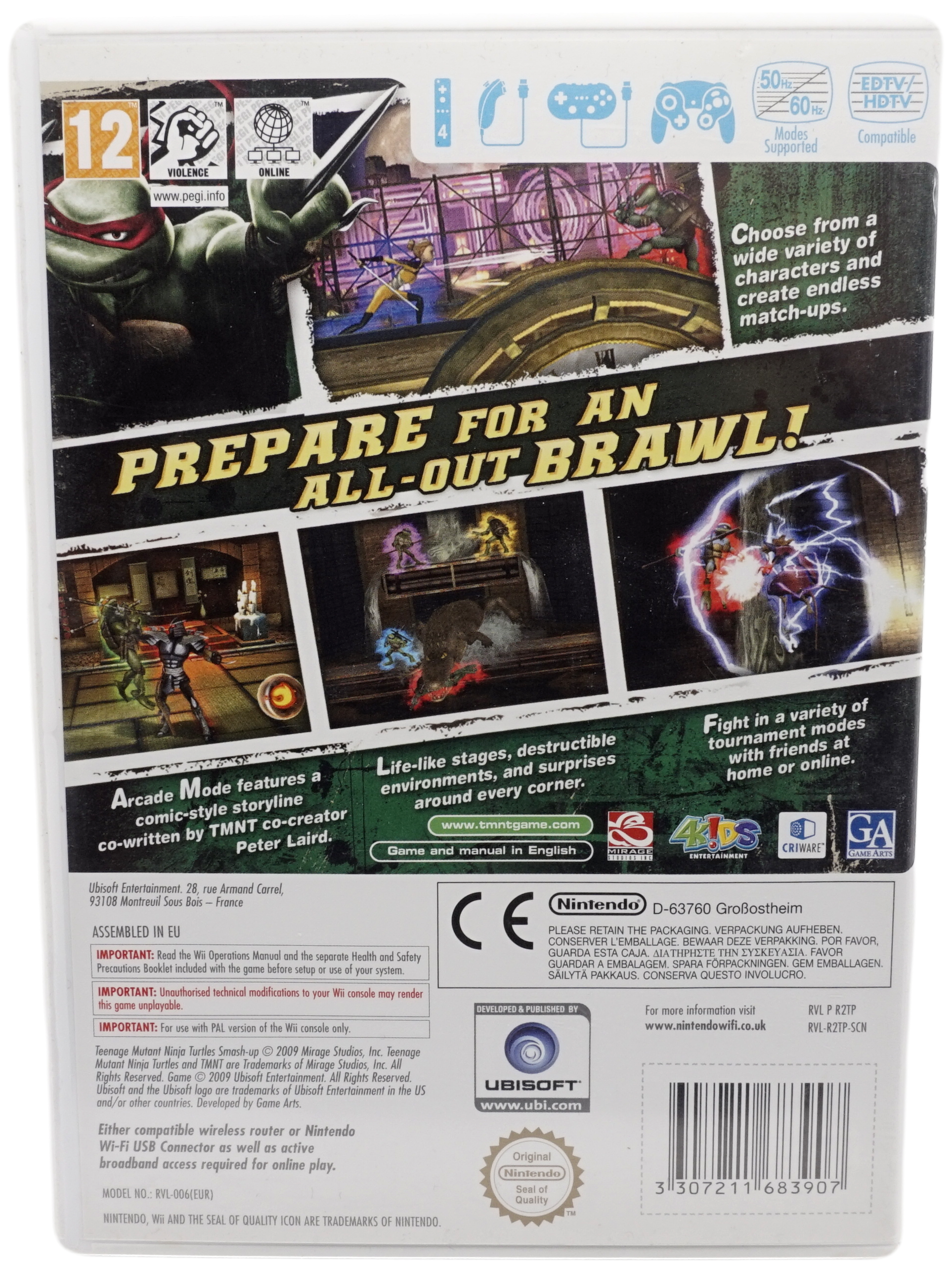 Teenage Mutant Ninja Turtles : Smash-Up (Wii)