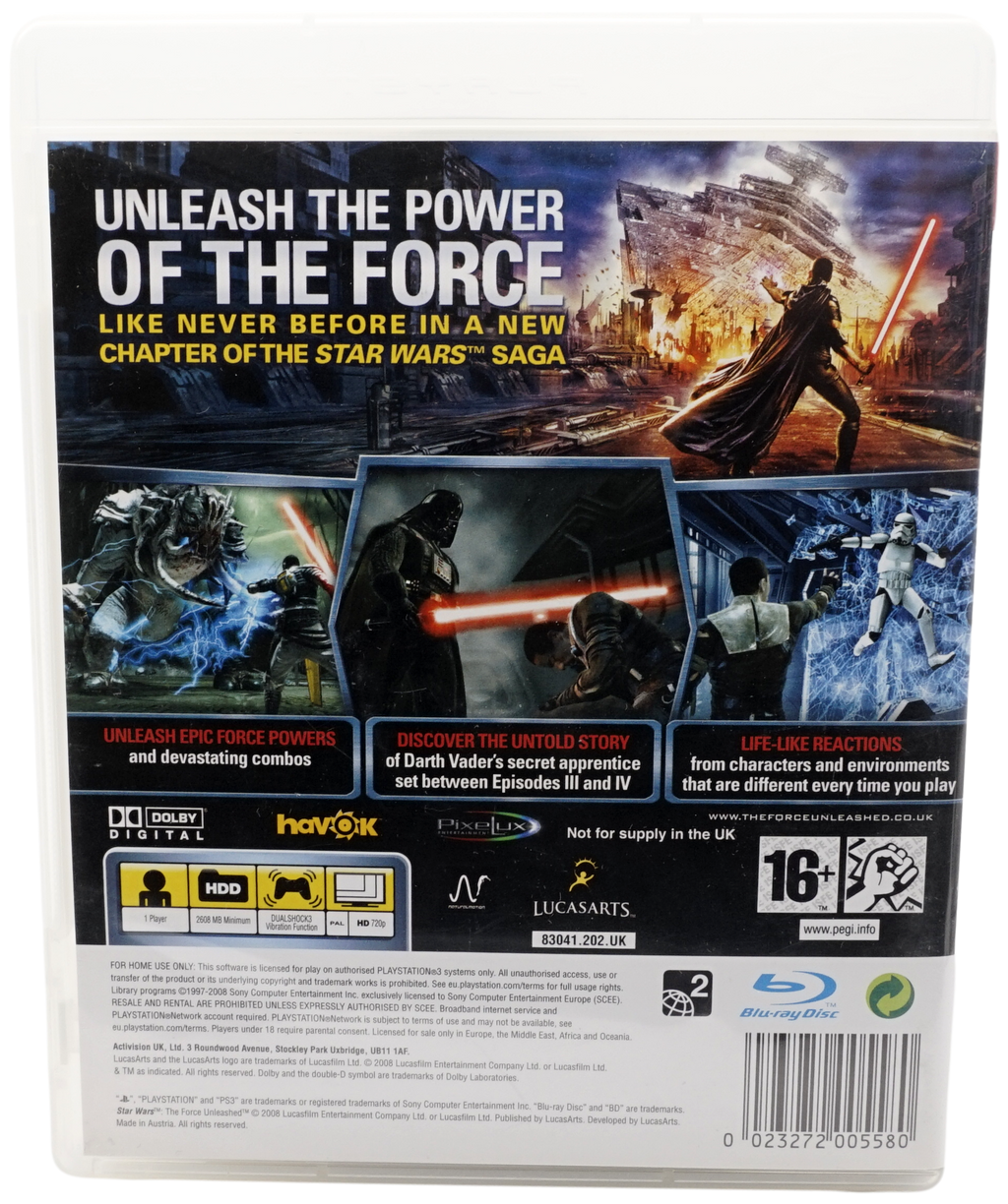 Star Wars : The Force Unleashed (PS3)
