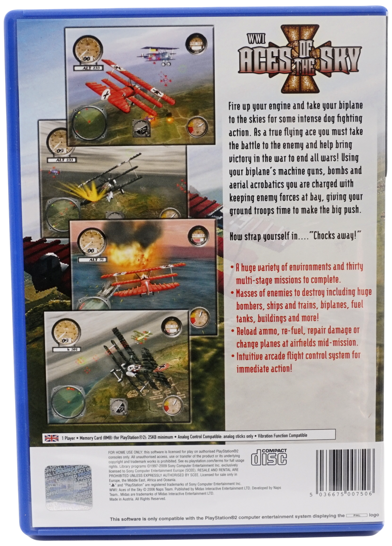 World War I : Aces Of the Sky (PS2)