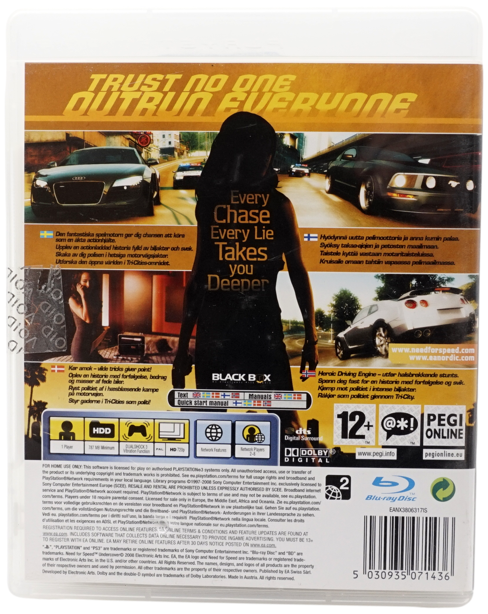 Need for Speed : Undercover (PS3)