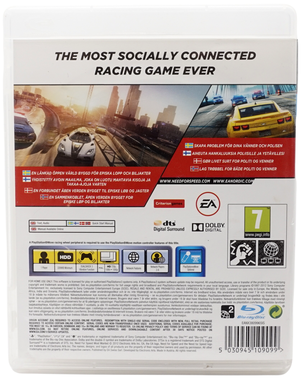 Need for Speed : Most Wanted (PS3)