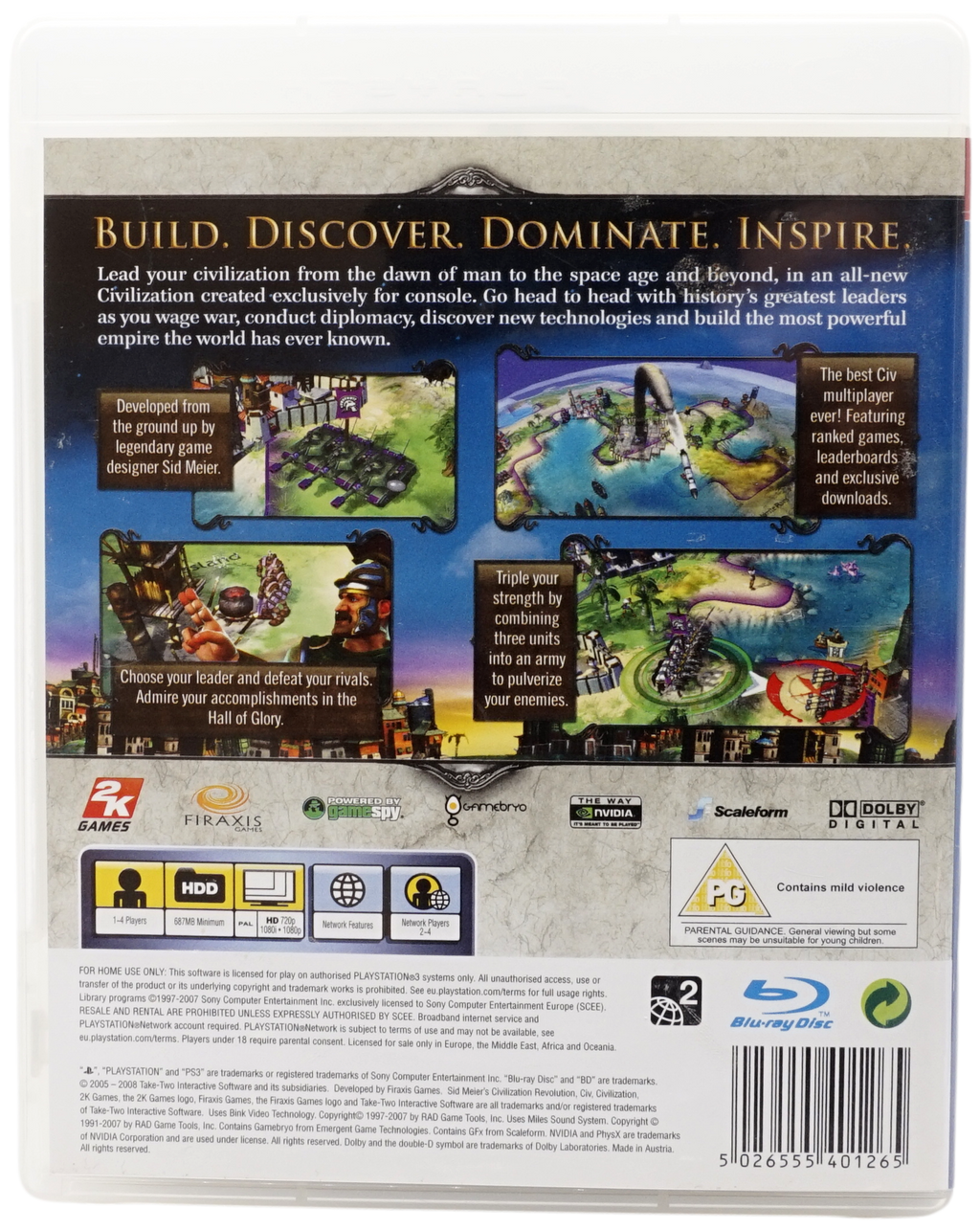 Sid Meier’s Civilization : Revolution (PS3)
