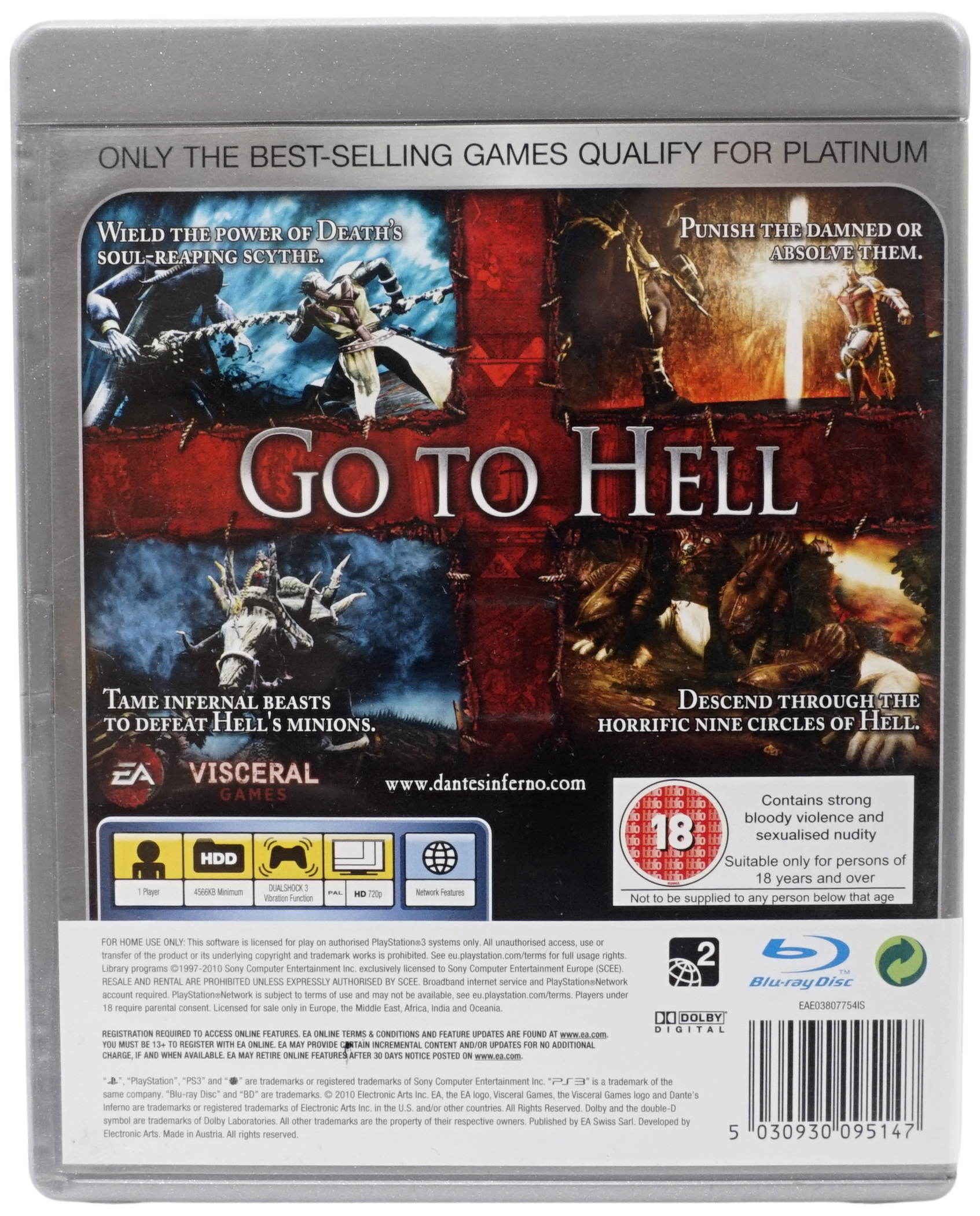 Dante’s Inferno (Platinum) (PS3)