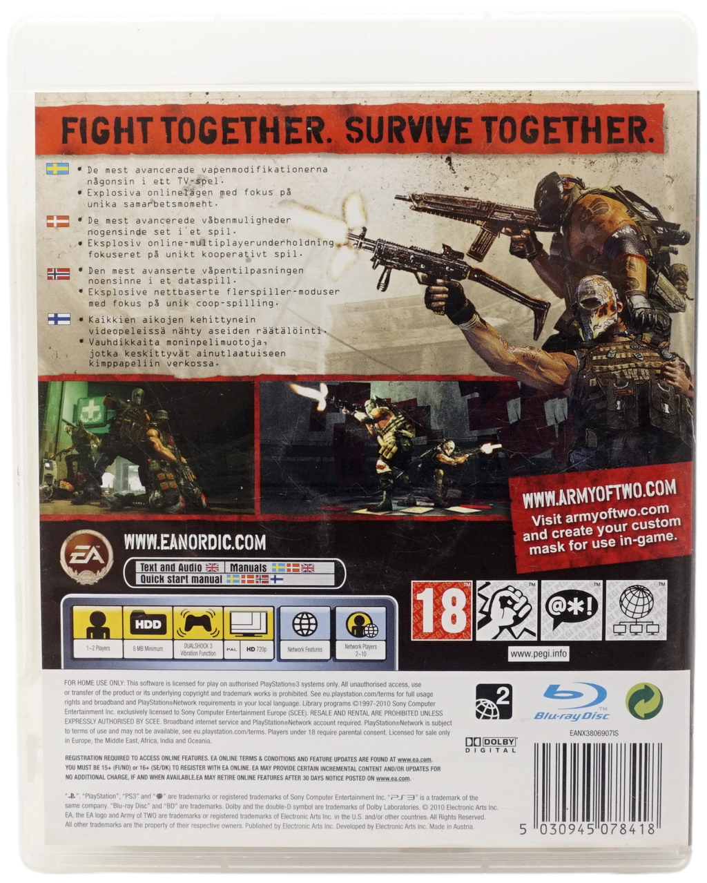 Army of Two : The 40th Day (PS3)