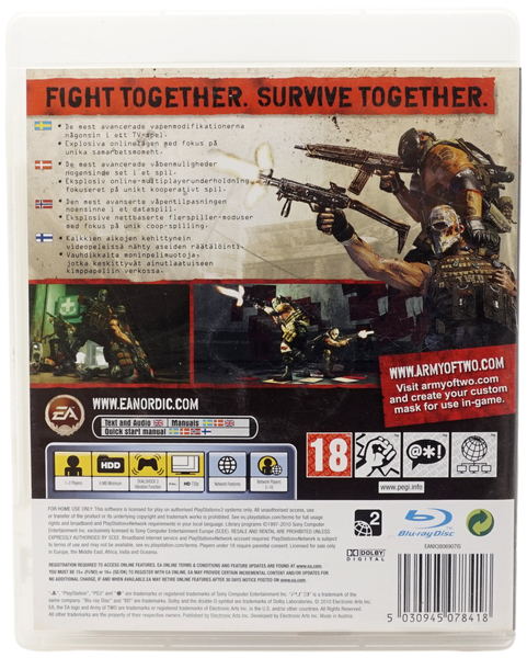 Army of Two : The 40th Day (PS3)