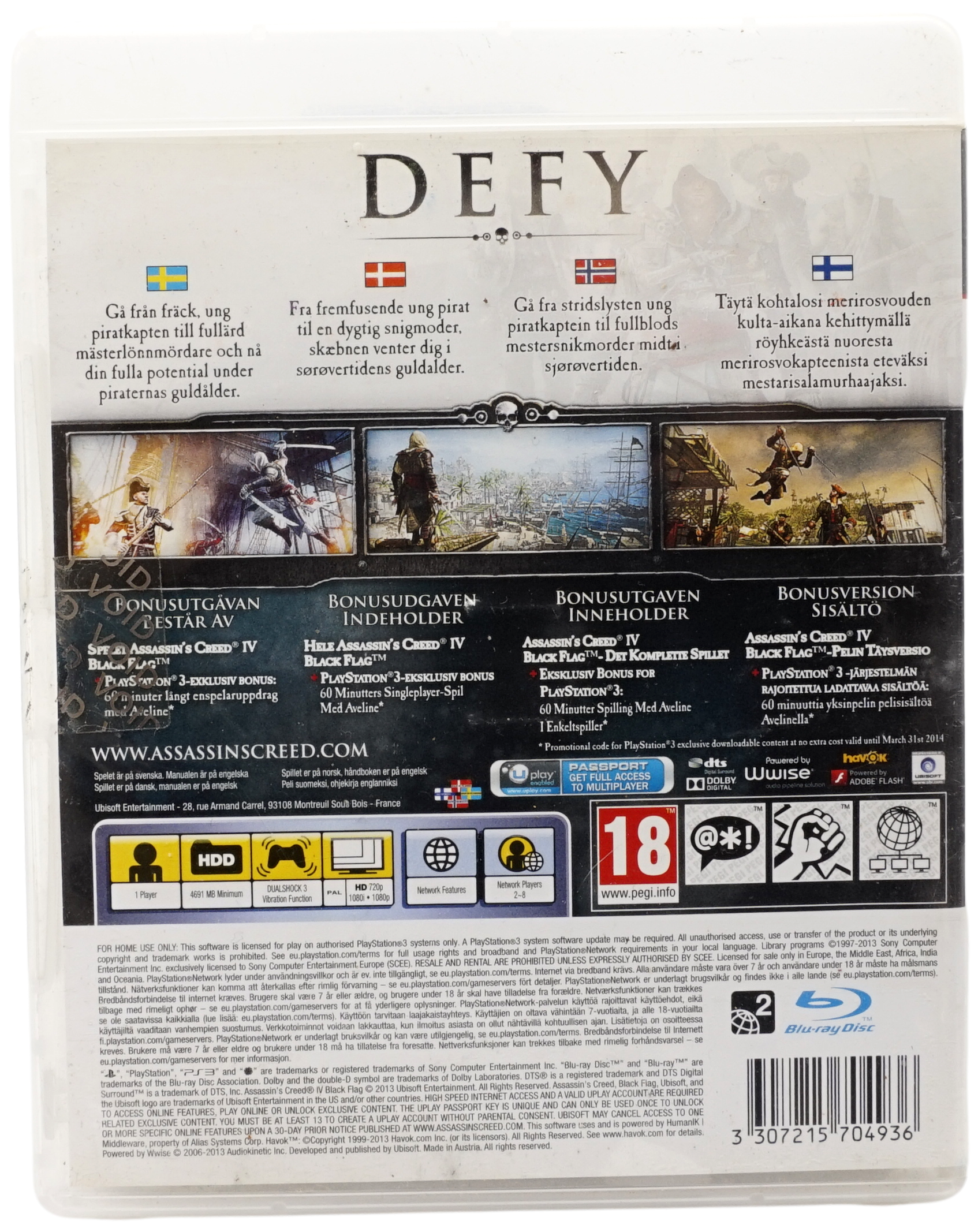 Assassin’s Creed IV : Black Flag (PS3)