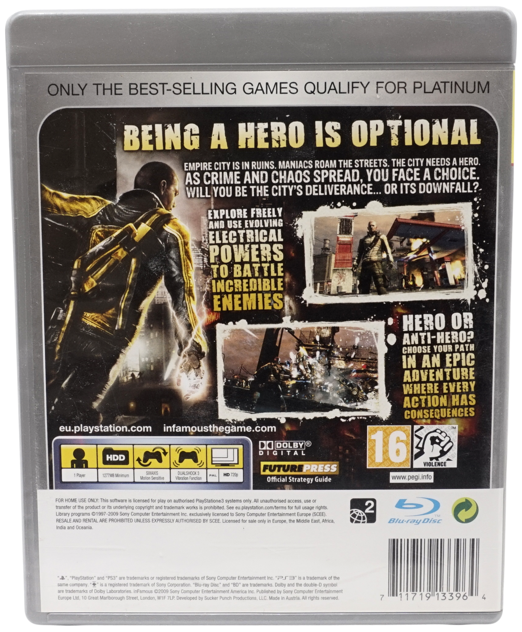 inFamous (Platinum) (PS3)