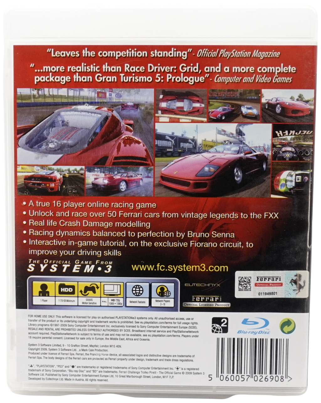 Ferrari Challenge : Trofeo Pirelli (Uden Manual) (PS3)