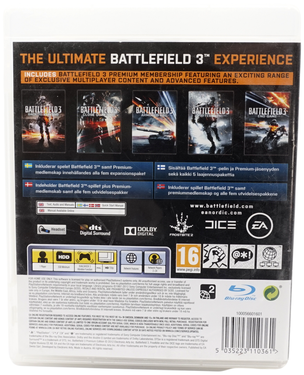 Battlefield 3 Premium Edition (PS3)