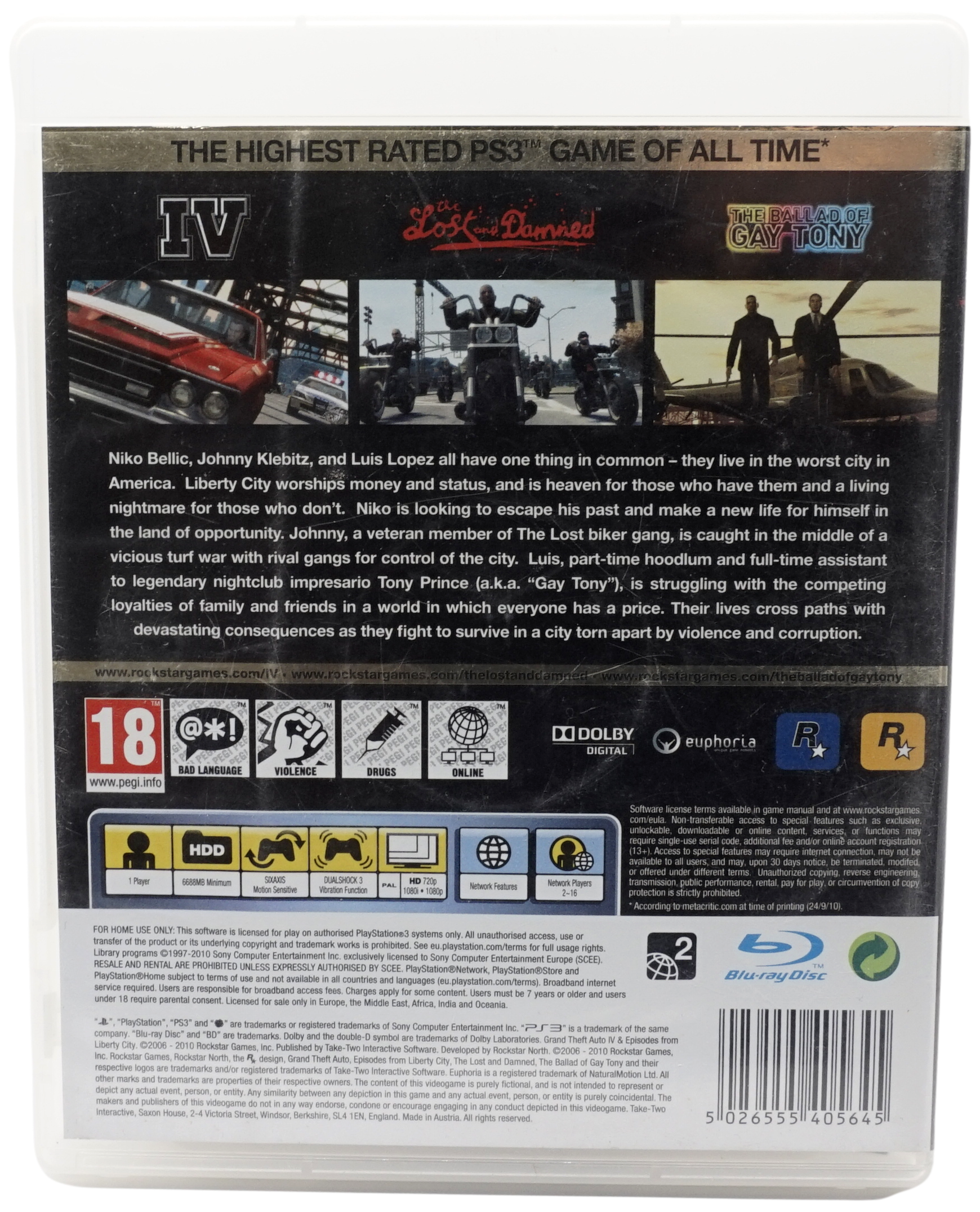 Grand Theft Auto IV - The Complete Edition (PS3)