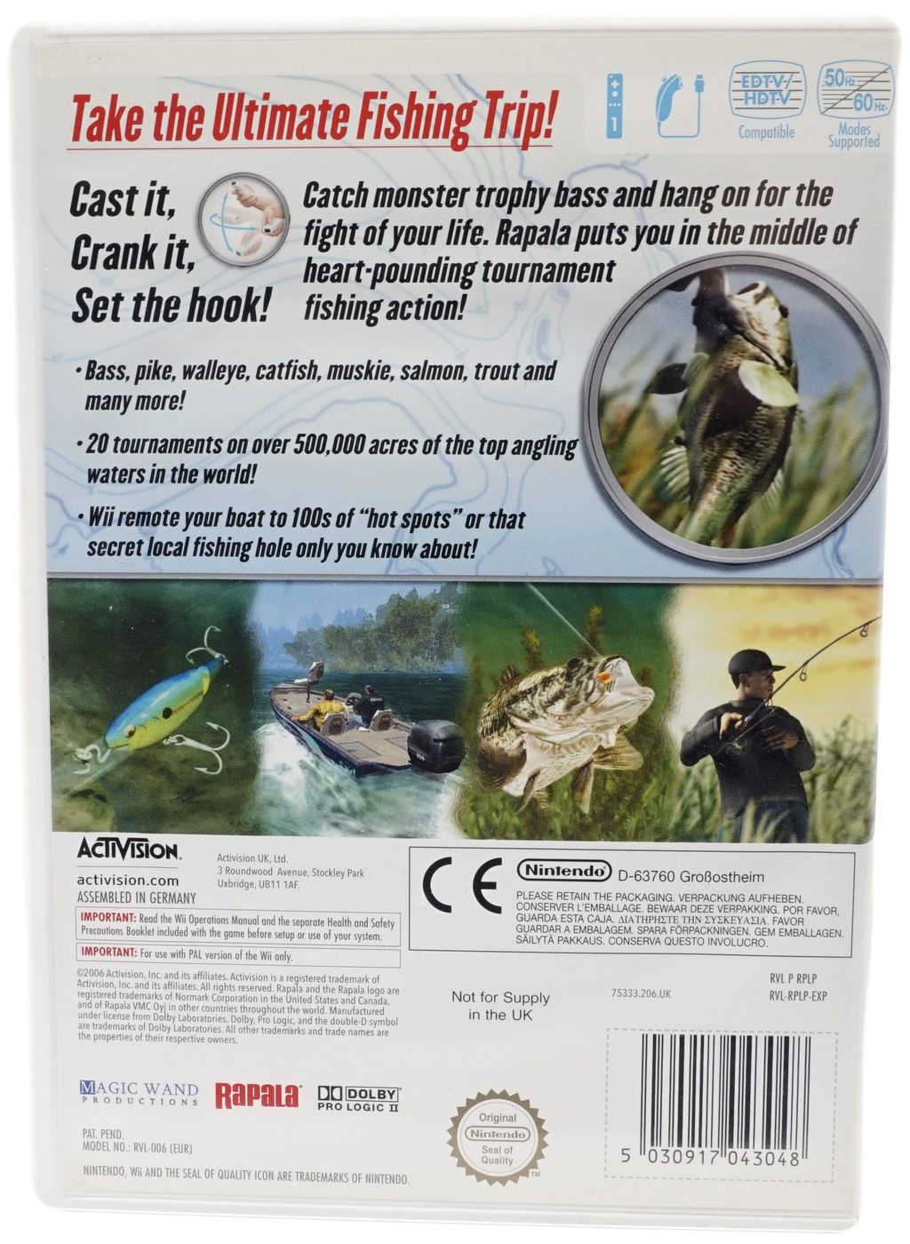 Rapala : Tournament Fishing (Wii)