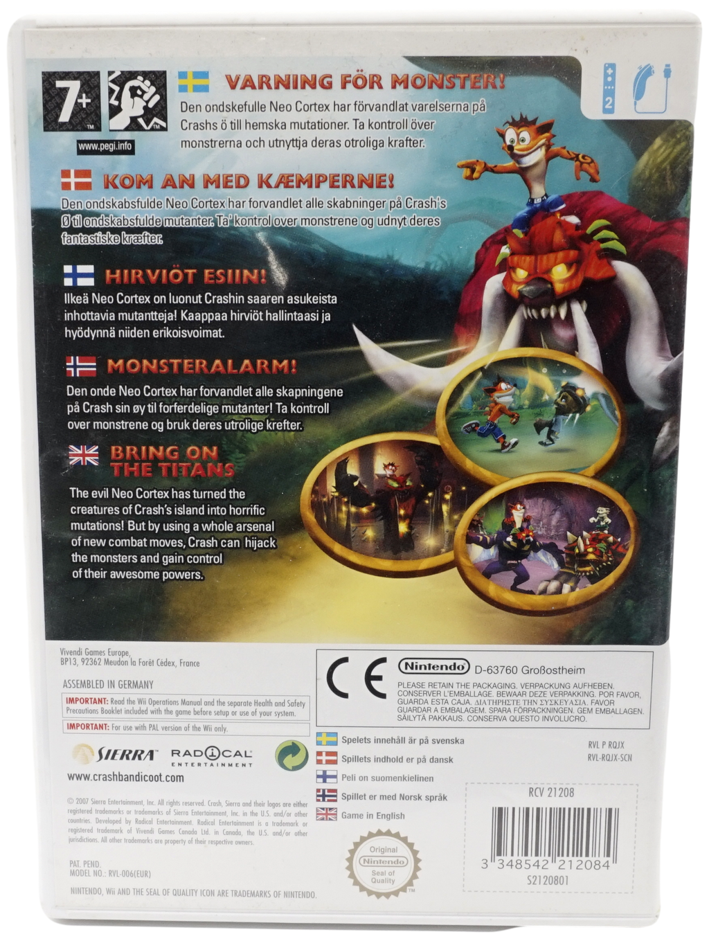 Crash of The Titans (Wii)