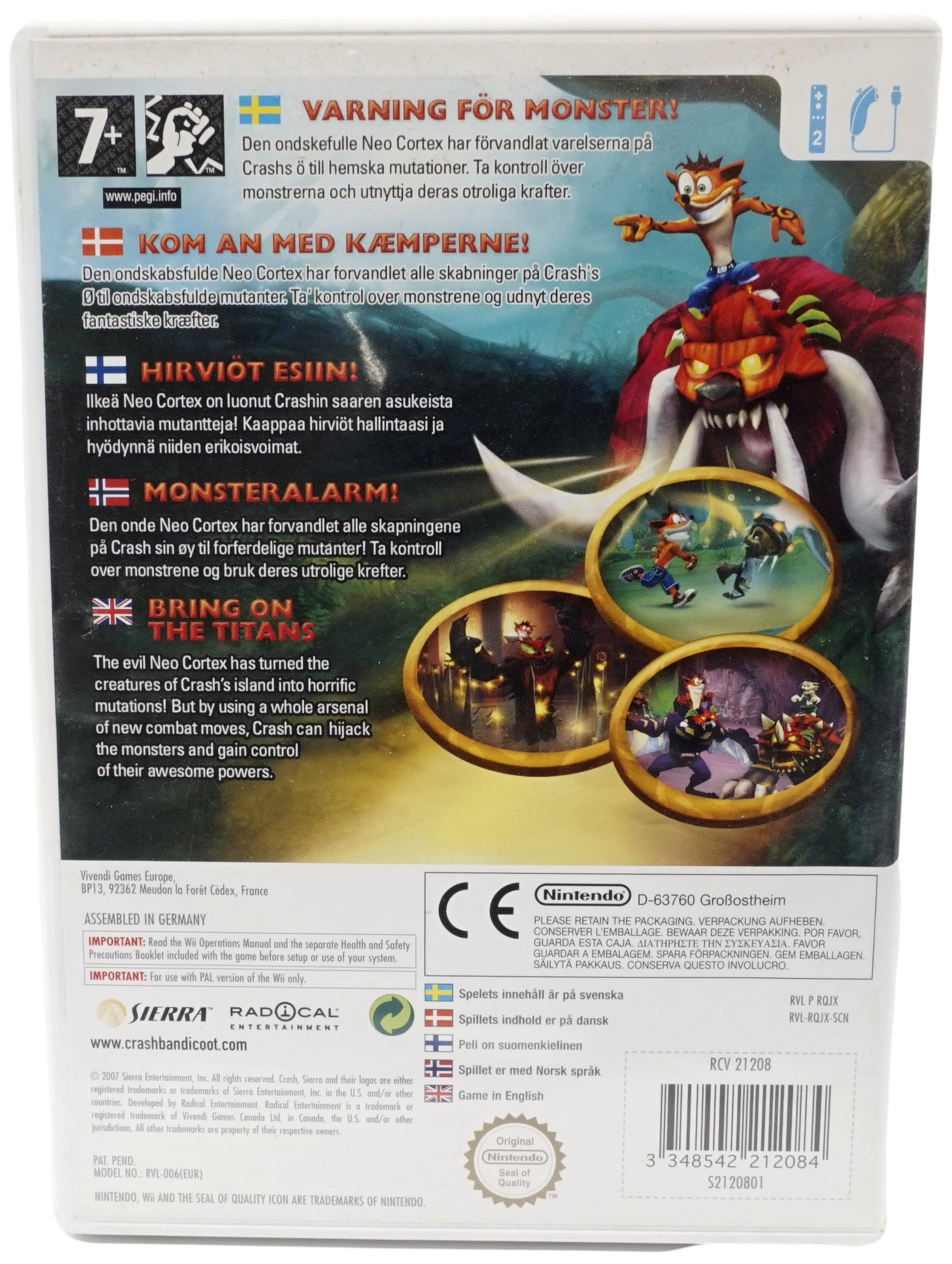 Crash of The Titans (Wii)