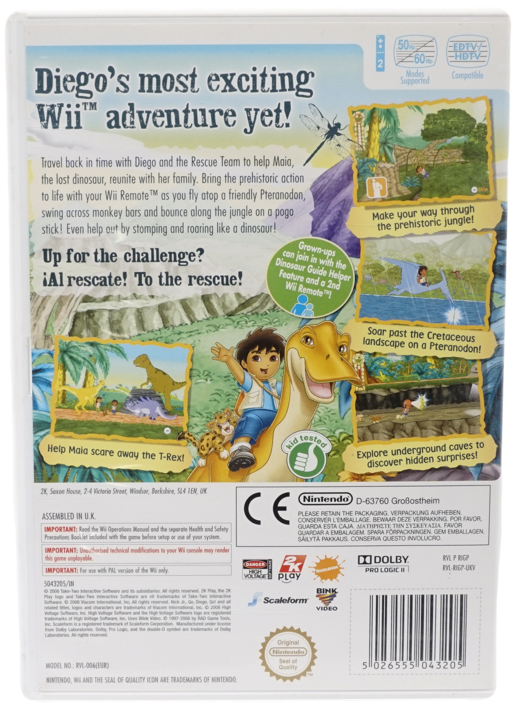 Go, Diego, Go! : Great Dinosaur Rescue (Wii)