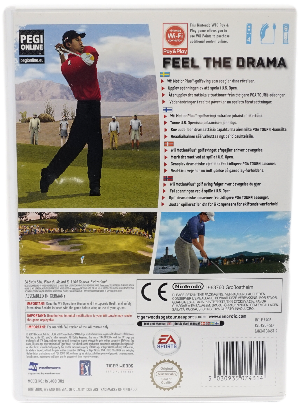 Tiger Woods PGA Tour 10 (Wii)