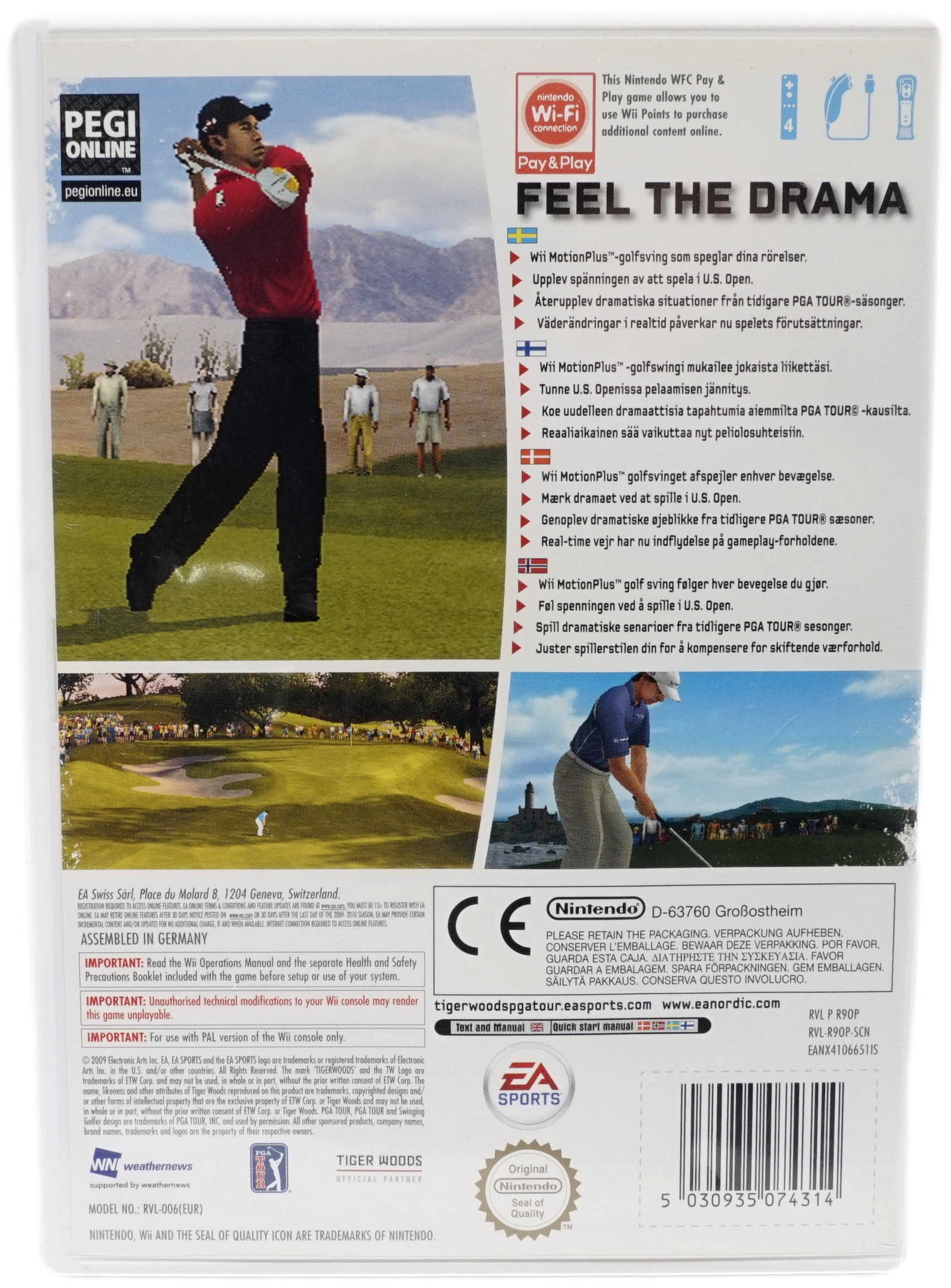 Tiger Woods PGA Tour 10 (Wii)