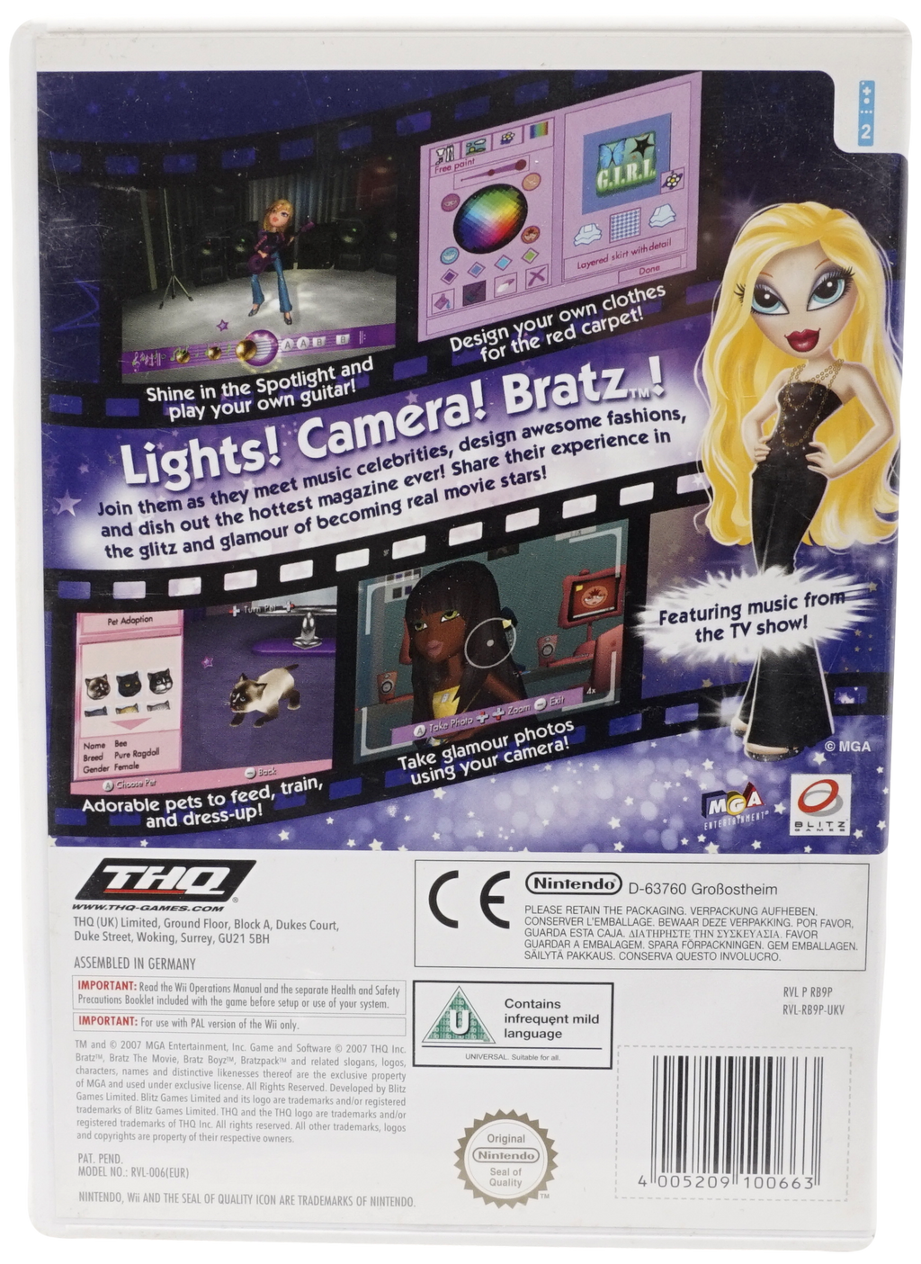 Bratz : The Movie (Wii)