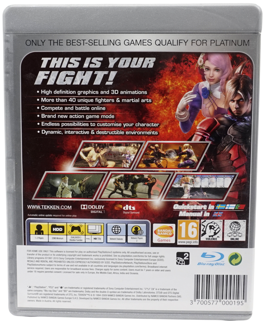 Tekken 6 (Platinum) (PS3)