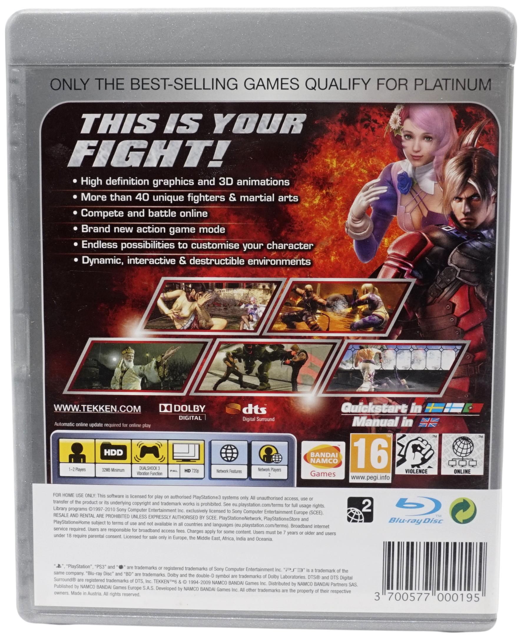 Tekken 6 (Platinum) (PS3)